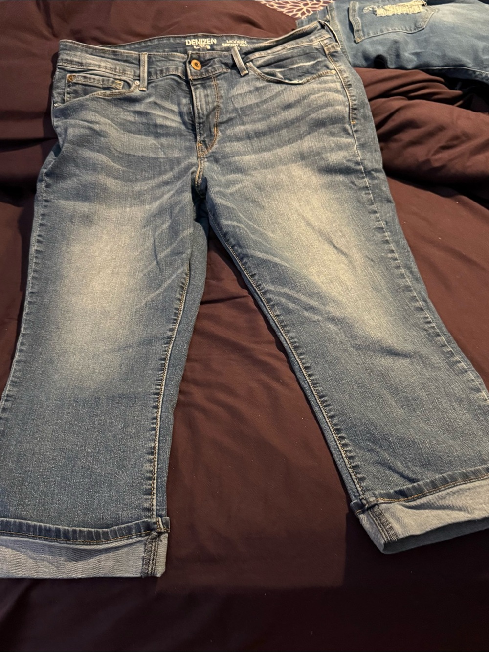 Denizen from Levi's Light Wash Cropped Jeans